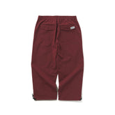 BSRABBIT LOGO COTTON SUPER WIDE VENTILATION PANTS BURGUNDY